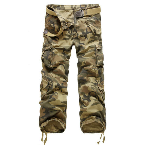 新品Neaw Safari Style Tactical Pants Male Camo Jogger Casual
