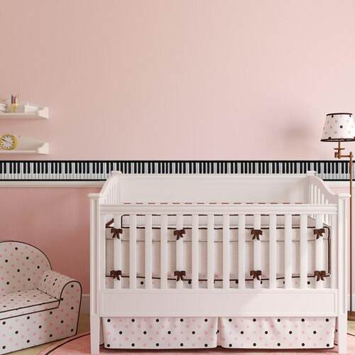 极速10200cmg394787inch Piano Keyboard Waist Lines Wall Borde