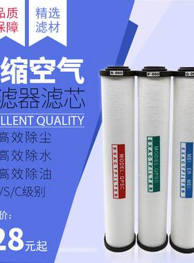 极速压缩空气精密过滤器滤芯060x 090 120 150玻璃纤维空压机过滤