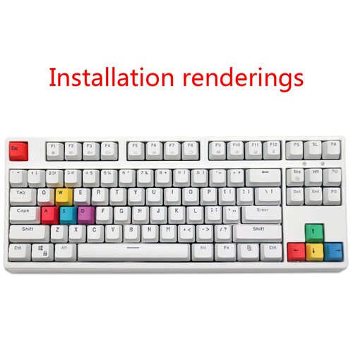 极速Replaceable WASD Mechanical Keyboard LKeycaps OEM Profil