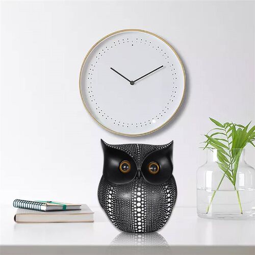 极速1/2bpcs Resin Owl Animal Ornaments Handmade Home Decorat