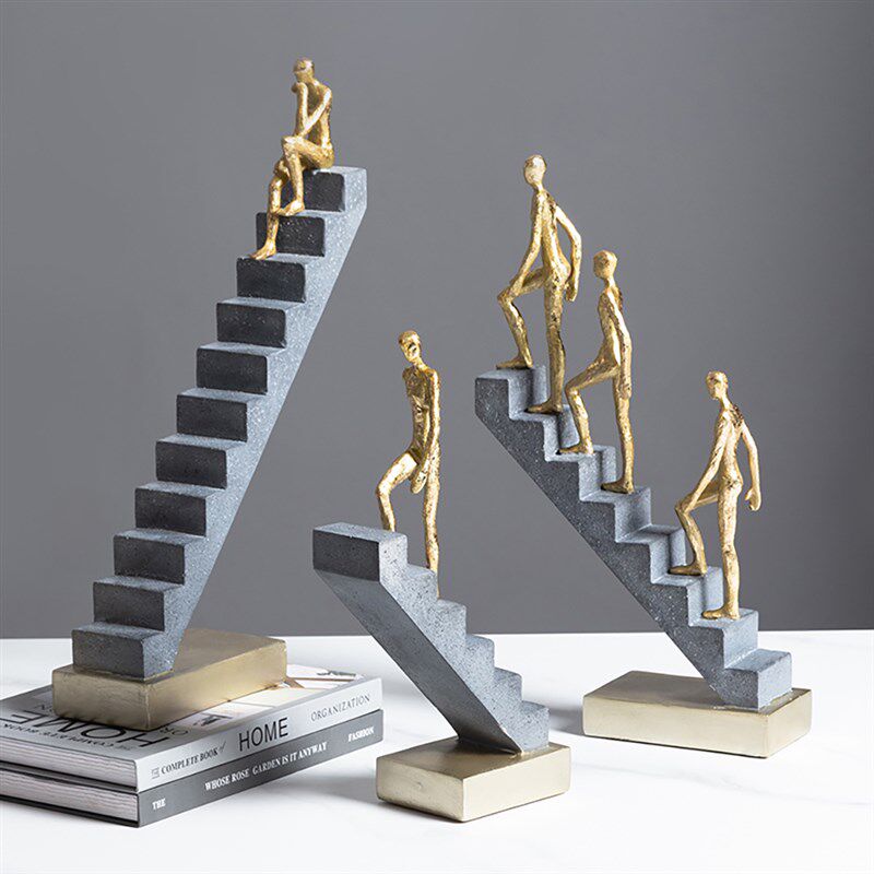极速Home Decoration Abstract Sculpture Art Resin ChaXracter
