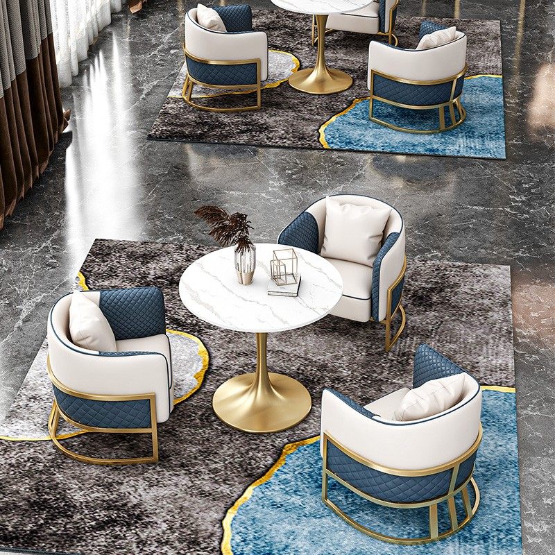 极速轻奢售楼处接待沙发椅小v圆桌会客洽谈区桌椅组合酒店休息区,住宅家具,不锈钢/PVC餐桌,淘宝优惠券,粉丝福利购,淘宝优惠卷