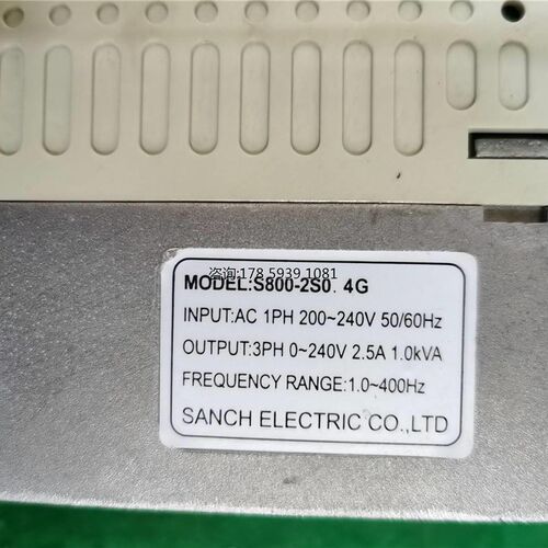 新品三基变频器Sj800-2S0.4G 0.4KW 220V 成色漂亮包好