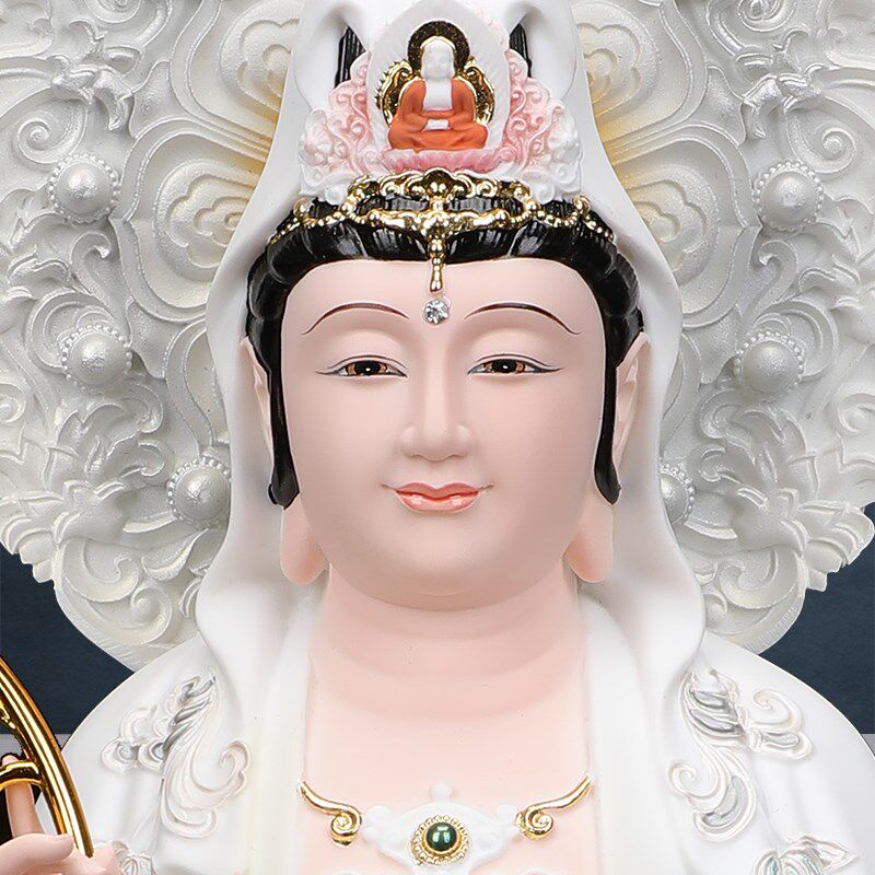 新品树脂西方三圣佛像观音家用供奉观音佛像阿弥陀佛X像大势至菩
