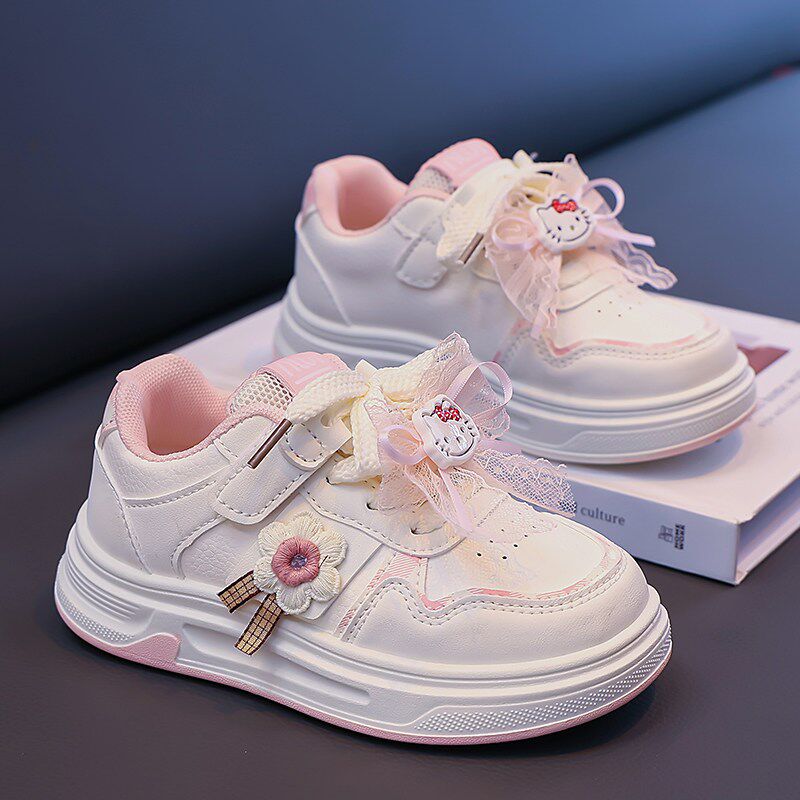 新品女童鞋子2026新q款春季儿童低帮板鞋皮面女孩运动鞋休闲轻便