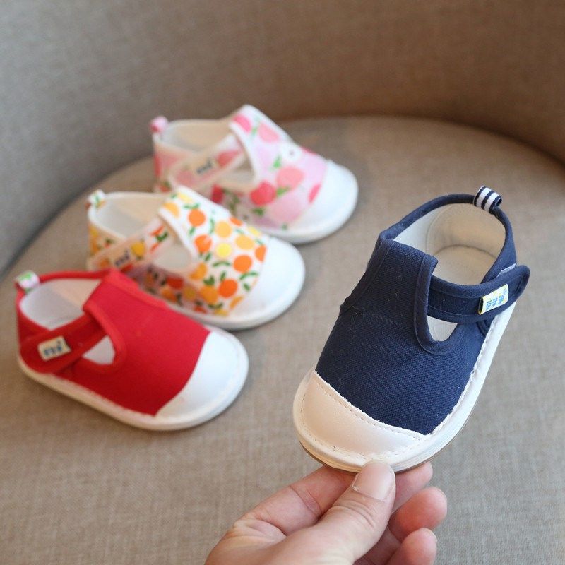 新品老北京手工h布鞋春季新款1-3岁男女幼儿宝宝手工千层底小童室