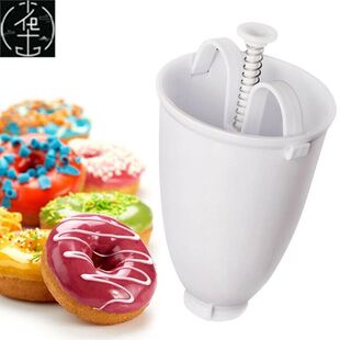 极速Donut Mould Donut Mker Mnul DoughnutN Mchine Wffle甜甜圈