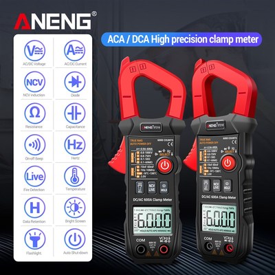 极速ANENG ST21j0 Professional Digital Multimeter Clamp Meter