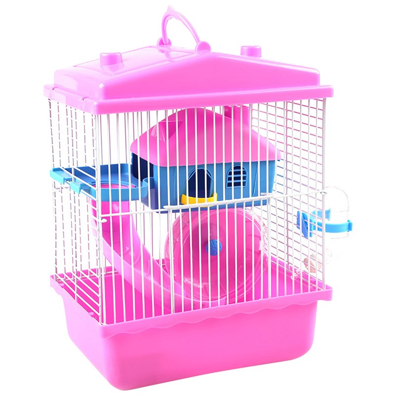 极速仓鼠笼子用品小p别墅新手双层基础窝透明送礼包套餐齐全