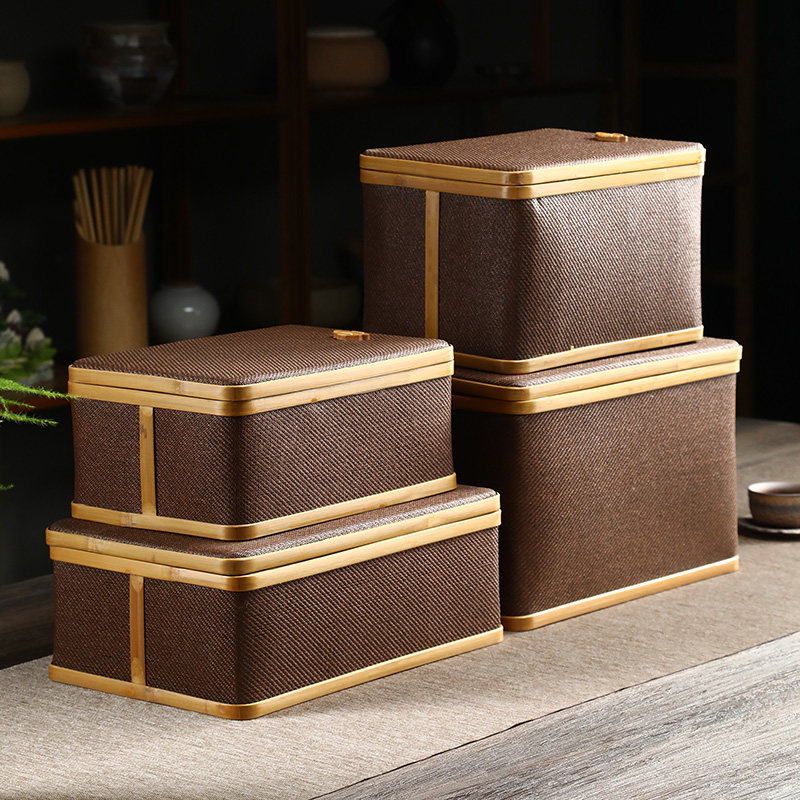 极速竹编藤编盒手工多格复古食盒C点心盒方形户外双层茶具收纳盒,特色手工艺,竹编/竹雕,淘宝优惠券,粉丝福利购,淘宝优惠卷