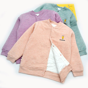 极速开襟儿童居家小棉袄中大童内胆小蚂蚁男女P纯棉加厚开衫防寒