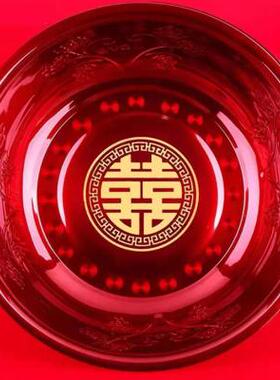 极速结婚大盆特大号洗澡盆大红色女方婚庆J用品不锈钢喜盆大号100