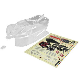 极速ARRMA原厂配件AR4y06106台风6S透明车壳 带贴纸