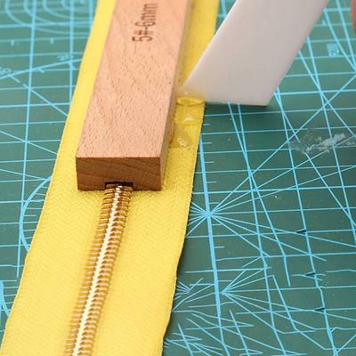 极速Beech Wood Sewing Accessories For  Leather 3# 5# YZipper