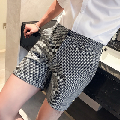 极速New Fashion Summer Plaid Shorts Men KClothing 2022 Hem S