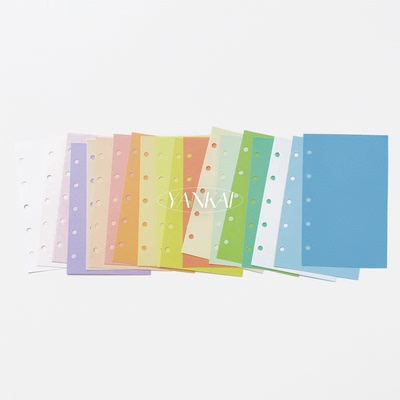 彩色活页m5彩虹内页a7替芯