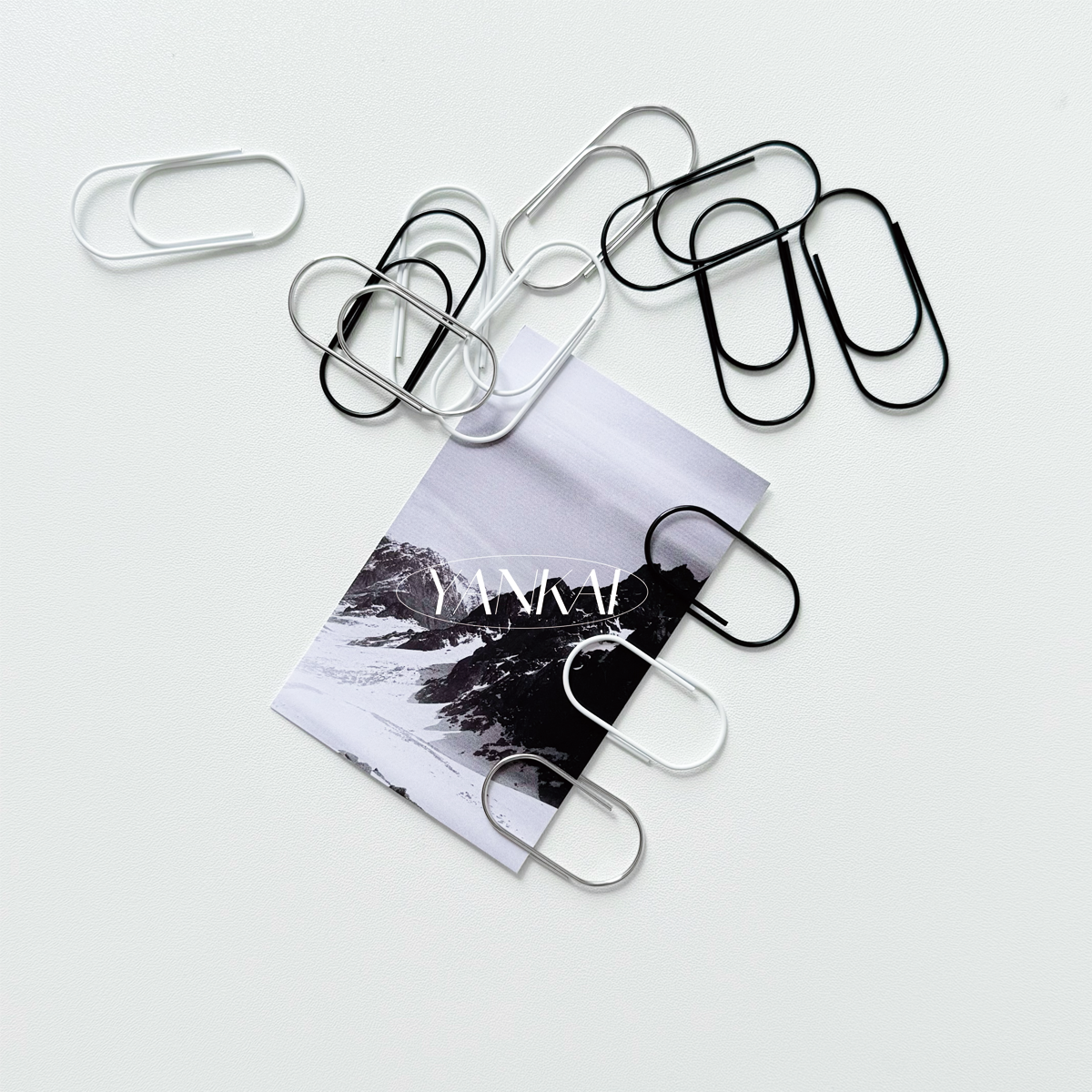 简约ins风手账本回形针