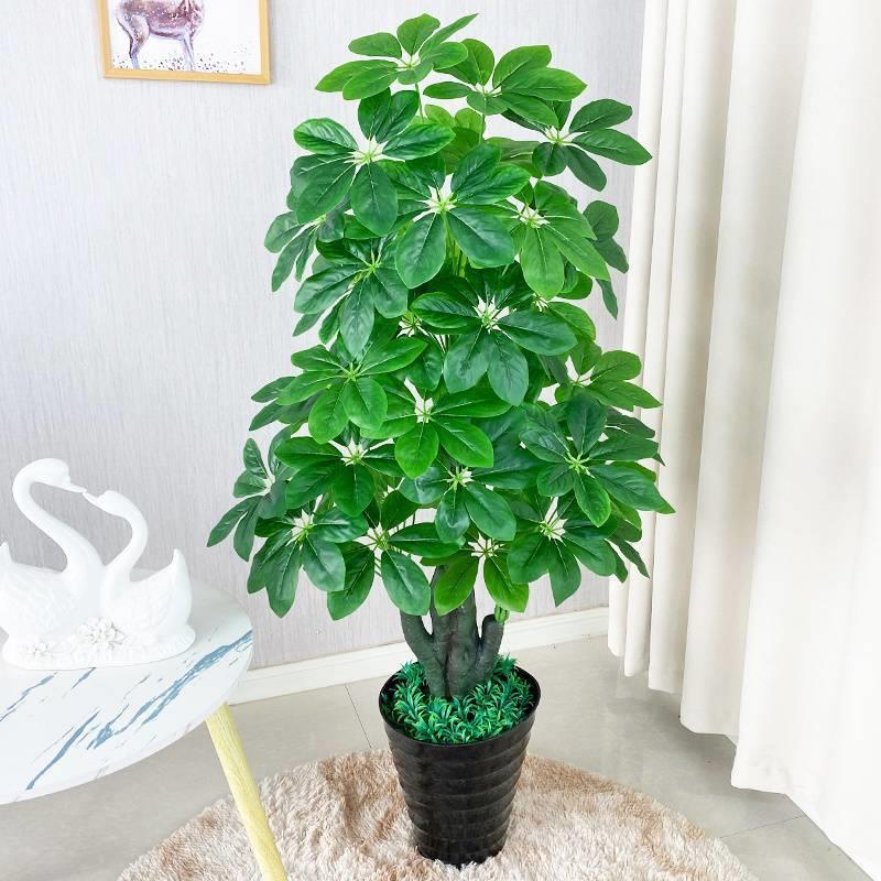 仿真金钱树发财树假树室内装饰假花大型落地盆栽客厅仿真绿植