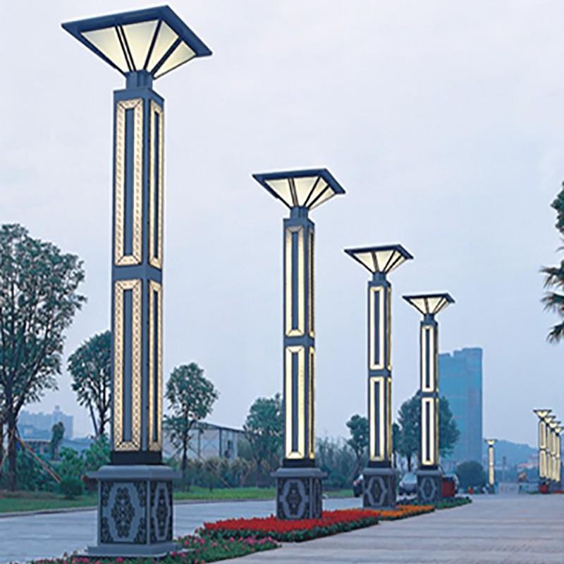 城市道路广场公园庭院景观照明造型花式艺术灯杆灯具生产设计安装
