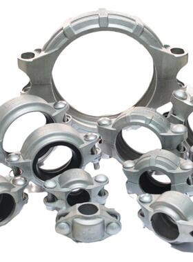 管道高压挠性卡箍,唯多利不锈钢卡箍，DN150(159MM),1200PSI