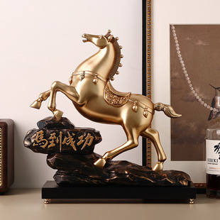 贝汉美马到成功创意马摆件办公室酒柜装饰品开业礼物乔迁新居礼品