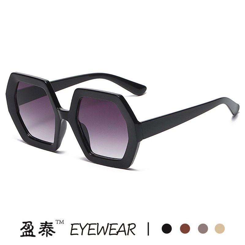 新款欧美复古多边形太阳镜潮流街拍大框不规则墨镜女走秀眼镜,ZIPPO/瑞士军刀/眼镜,太阳眼镜,淘宝优惠券,粉丝福利购,淘宝优惠卷