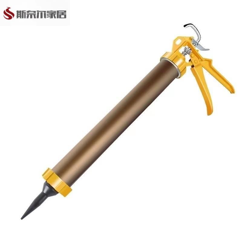 热销玻璃胶专用胶枪推进器液压美缝全F自动省力家用装修自动断密