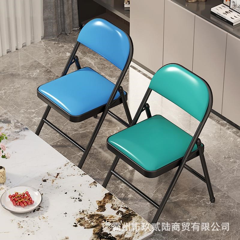 热销中高折叠椅子高p成人矮椅家用靠背椅学生学习便携座椅凳子