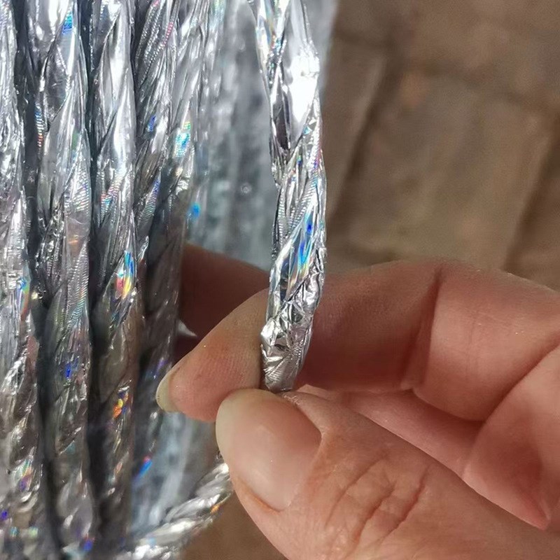 热销包绳大棚压膜线捆扎废纸板A塑料编织绳三股捆绑打捆吊秧绳子