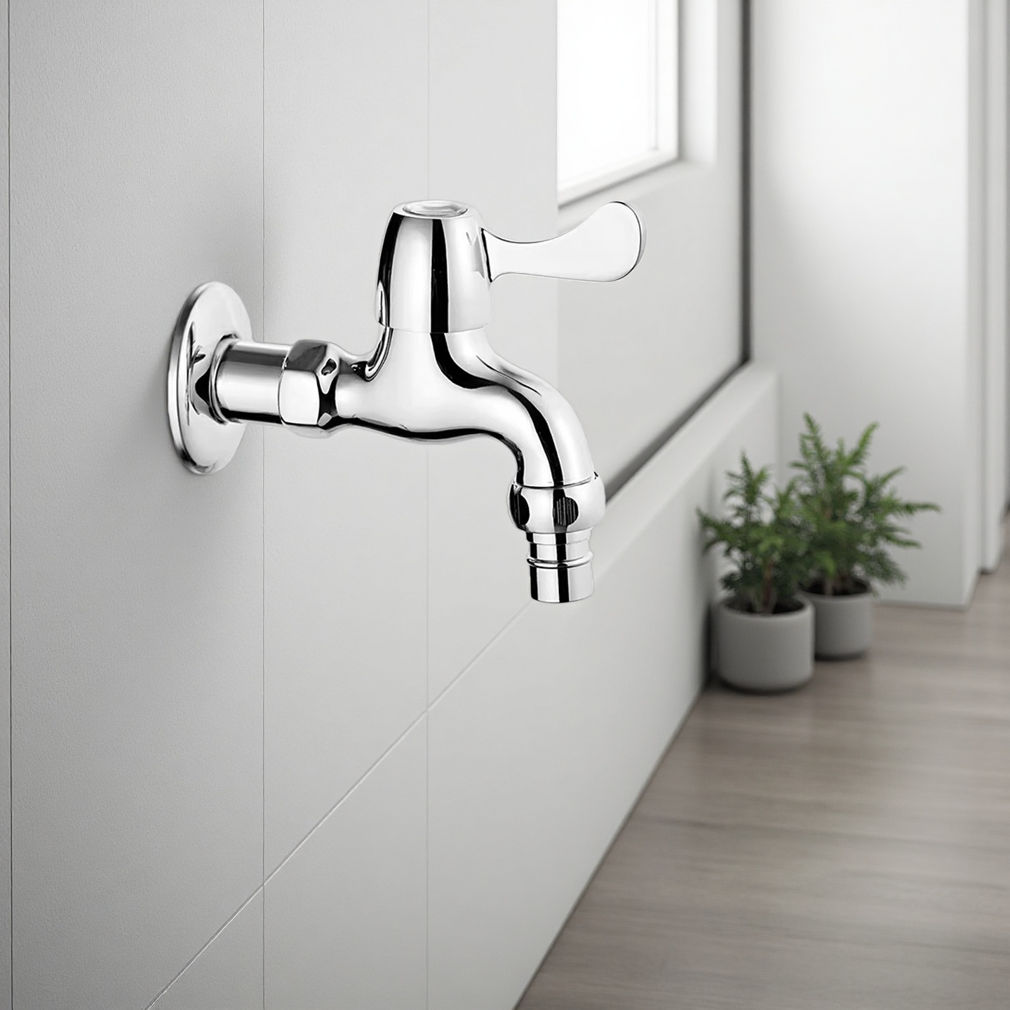 惠达卫浴（HUIDA）洗衣机龙头小水嘴快开龙头拖把池龙头铜材电镀