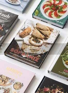 英文美食菜谱甜点烘焙面包西餐厨房餐厅调酒样板间装饰真书摆件