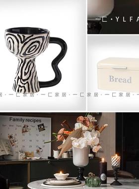 一匚 现代轻奢装饰花艺琉璃花器组合摆件 样板间酒店会所桌面饰品