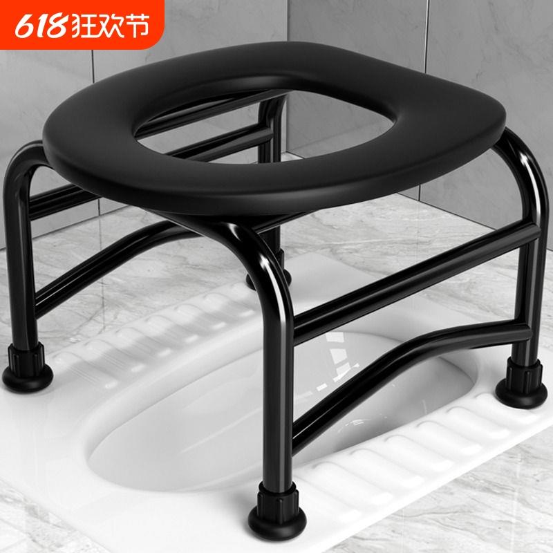 老人坐便椅孕妇坐便器家用简易移动马桶椅便携式蹲便器改座便器