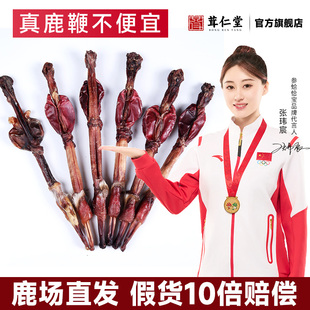 鹿鞭干整根整枝新鲜正品 男性男用泡酒料鹿茸片膏吉林长白山梅花鹿