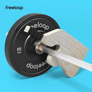 杠铃撬片起杆器木质硬拉撬杠铃杆增减更换杠铃片器械便携