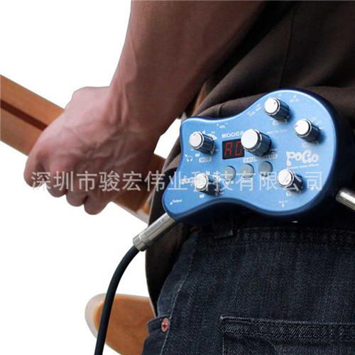 MOOER魔耳POGO迷你电吉他便携式综合效果器带校音+鼓机效果送电源