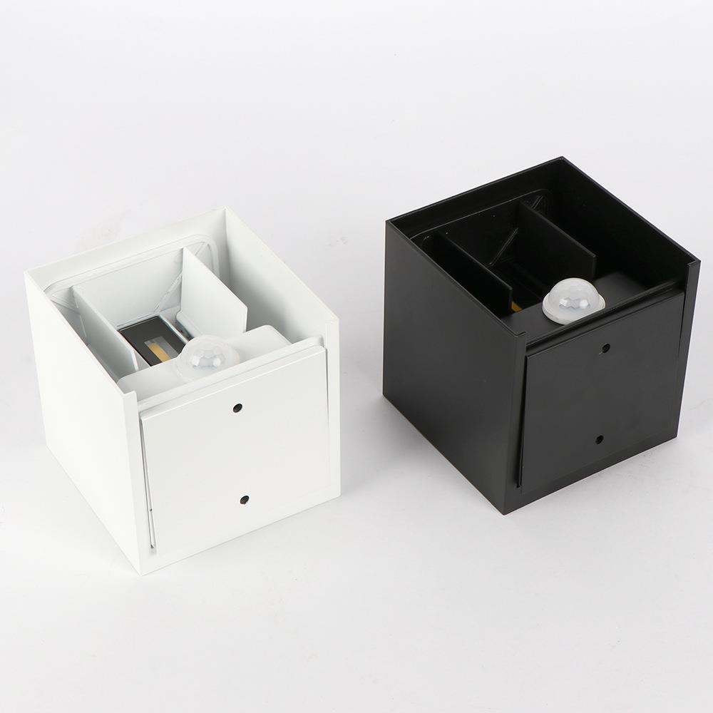 极简人体感应款壁灯可充电电池款带开关室外防水免打孔走廊庭院灯