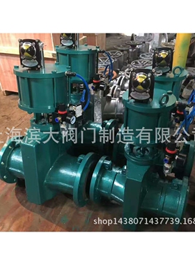 G641X-10气动衬胶管夹阀 气动法兰管夹阀 铸钢不锈钢法兰管夹阀