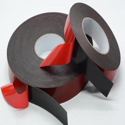 厂货黑色PE泡棉双面胶汽车泡棉胶贴相框铭牌挂钩专用双面胶带