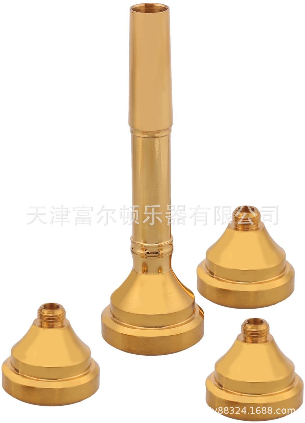 厂家批发小号嘴4个规格1 1/2C3C5C7C银色号嘴套装乐器配件