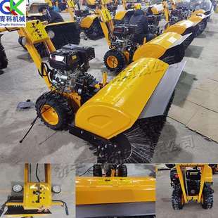 手推小型除雪机路面冰雪扫雪机东三省小区物业冬季除雪设备