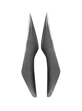 适用于福特FordFocus2MK2碳纤维前睑大灯灯眉贴汽车外饰改装配件