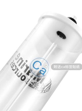 新款1.5升带刻度亚克力储液桶配CaMg标签贴纸滴定泵液体储存