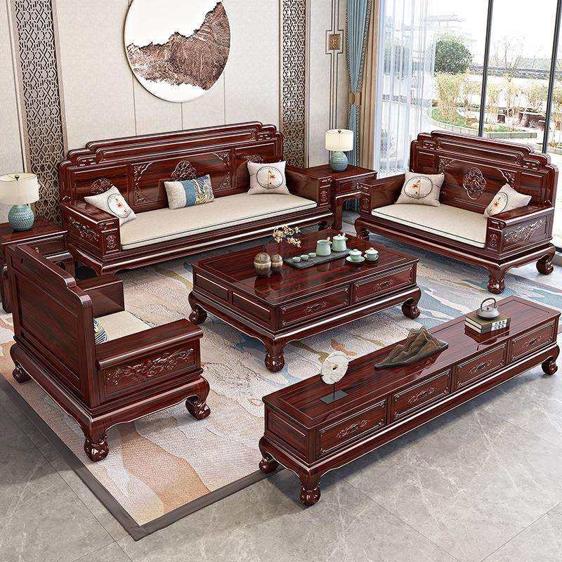 新中式新古典酸枝实木沙发组合现代中式客厅大小户型科技布沙,畜牧/养殖物资,畜牧/养殖器械,淘宝优惠券,粉丝福利购,淘宝优惠卷