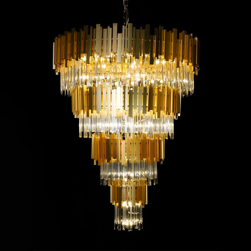 吊顶北欧灯具舞台道具电镀婚庆室内吊灯铁艺路简约堂婚礼装饰灯引