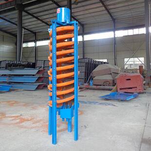 石城绿洲砂金选矿水冲式玻璃钢螺旋溜槽试验用重力分离机直发