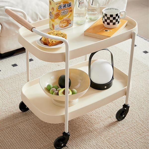 奶油风沙发移动边几小推车北欧小桌子创意极简网红isn小户型茶几