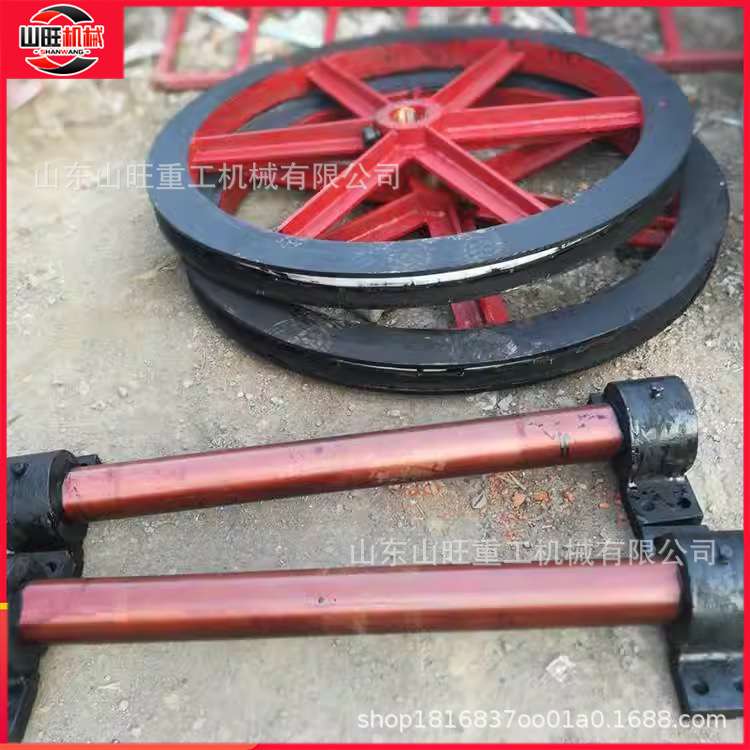 凿井绞车天轮现货 游动固定式铸钢天轮 煤矿用立井天轮 游动天轮