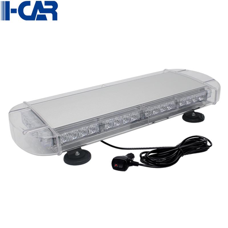 40LED长排爆闪灯车顶频闪灯工程车爆闪开道灯强磁吸顶灯12-24v